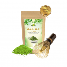 Biologische Matcha Gold + Matcha Premium Klopper
