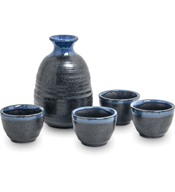 Sake Set Blue